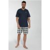 Cornette 326/181 Nature pánské pyžamo krátké tm.modré