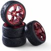 Kolesá Carson wheel set 10 Sp.Design (4) red 1/10 Kolesá Carson wheel set 10 Sp.Design (4) red 1/10