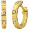 Silvego Diamantové náušnice kruhy Tanya zo žltého zlata s diamantmi 0,05 ct ⌀13 mm DNN3922EGYD Silvego Diamantové náušnice kruhy Tanya zo žltého zlata s diamantmi 0,05 ct ⌀13 mm DNN3922EGYD