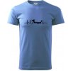 EKG dračia loď - Klasické pánske tričko vyššej gramáže - XL ( Svetlomodrá ) EKG dračia loď - Klasické pánske tričko vyššej gramáže - XL ( Svetlomodrá )