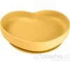 Canpol Babies silikónový tanier s prísavkou Srdce žltý Canpol Babies silikónový tanier s prísavkou Srdce žltý