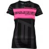 CRUSSIS - Dámske tričko čierno/ružové Veľkosť: S CRUSSIS - Dámske tričko čierno/ružové Veľkosť: S
