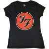Foo Fighters tričko FF Logo Čierna M Foo Fighters tričko FF Logo Čierna M