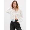 GAP dámska Krajková košeľa crop 823673-01