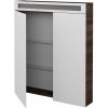 Dreja Dvojdverová zrkadlová skrinka AIR GA2NOE 70 - D25 Teak Dreja Dvojdverová zrkadlová skrinka AIR GA2NOE 70 - D25 Teak