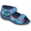 Befado detské sandále, textilné, modré, veľkosť 18 Befado detské sandále, textilné, modré, veľkosť 18
