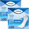 Tena Lady Slim Extra mäkké inkontinenčné vložky pre pravidelnú stratu moču 40 ks