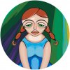 Vymalujsisam.sk Maľovanie podľa čísiel - Nešťastné dievča Veľkosť: 50x50cm, Rám: Na plastovej doske Vymalujsisam.sk Maľovanie podľa čísiel - Nešťastné dievča Veľkosť: 50x50cm, Rám: Na plastovej doske