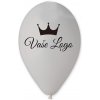 Svet balonku Balónik s logom - Sivý 26 cm Svet balonku Balónik s logom - Sivý 26 cm