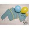 Anna design Set chlapčenský mentolovo -žltý Anna design Set chlapčenský mentolovo -žltý