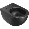 RAVAK - Chrome Závesné WC, RimOff, matná čierna X01794
