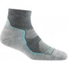 Darn Tough Ponožky dámské 1/4 Lightweight with cushion Velikost ponožek: M (38-40,5) / Barva (vzor): light hiker slate Darn Tough Ponožky dámské 1/4 Lightweight with cushion Velikost ponožek: M (38-40,5) / Barva (vzor): light hiker slate