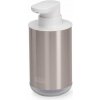 Dávkovač mydla z nehrdzavejúcej ocele v striebornej farbe 300 ml Duo Steel – Joseph Joseph Dávkovač mydla z nehrdzavejúcej ocele v striebornej farbe 300 ml Duo Steel – Joseph Joseph