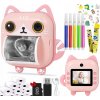 MINI FOTOAPARÁT S TLAČIARŇOU, INSTANTNÁ TLAČ FOTOGRAFIÍ, ružový MINI FOTOAPARÁT S TLAČIARŇOU, INSTANTNÁ TLAČ FOTOGRAFIÍ, ružový