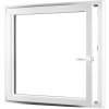 Jednokrídlové plastové okno REHAU Smartline+, otváravo - sklopné ľavé - SKLADOVÉ-OKNÁ.sk - 1100 x 1200 Jednokrídlové plastové okno REHAU Smartline+, otváravo - sklopné ľavé - SKLADOVÉ-OKNÁ.sk - 1100 x 1200