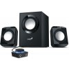 Genius SW-2.1 300 Ver. II , Reproduktory, 2.1, 10W, ovládací modul, 2× 3,5mm jack, čierne Genius SW-2.1 300 Ver. II , Reproduktory, 2.1, 10W, ovládací modul, 2× 3,5mm jack, čierne