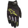 Rukavice ATOM, ALPINESTARS (čierne / žlté fluo, veľ. M) Rukavice ATOM, ALPINESTARS (čierne / žlté fluo, veľ. M)