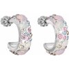 Strieborné náušnice Swarovski elements 31118.3 magic rose Strieborné náušnice Swarovski elements 31118.3 magic rose