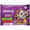 Whiskas Tasty mix v šťave, hovädzie, hydina, losos a zelenina 4 x 85 g Whiskas Tasty mix v šťave, hovädzie, hydina, losos a zelenina 4 x 85 g