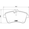 BREMBO Sada brzdových doštičiek P 50 057 BREMBO Sada brzdových doštičiek P 50 057