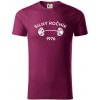 Silný ročník - Letopočet 1976 - Tričko z organickej bavlny - M ( Fuchsiová ) Silný ročník - Letopočet 1976 - Tričko z organickej bavlny - M ( Fuchsiová )