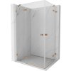 MEXEN/S - Lunar Duo sprchovací kút dvere krídlové 105 x 100, transparent, meď kartáčovaná 834-105L-100P-65-00 MEXEN/S - Lunar Duo sprchovací kút dvere krídlové 105 x 100, transparent, meď kartáčovaná 834-105L-100P-65-00