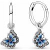 PANDORA náušnice Modré motýle 290778C01 PANDORA náušnice Modré motýle 290778C01