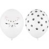 Balón 30cm, Cats biele, mix Balón 30cm, Cats biele, mix