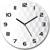 Sklenené nástenné hodiny okrúhle Kocky pozadia fi 30 cm Sklenené nástenné hodiny okrúhle Kocky pozadia fi 30 cm
