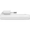 Verbatim GaN cestovní adaptér Fold 'n' Go 65W, 2×USB-C PD3.0, EU konektor, bílá Verbatim GaN cestovní adaptér Fold 'n' Go 65W, 2×USB-C PD3.0, EU konektor, bílá