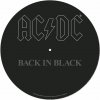 AC/DC Back in Black - Slipmat AC/DC Back in Black - Slipmat