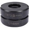 Yato | Náhradní čelisti k lisovacím kleštím YT-21735 typ U 16mm YT-21740 Yato | Náhradní čelisti k lisovacím kleštím YT-21735 typ U 16mm YT-21740