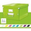 Leitz WOW Click & Store A4 28,1 x 20 x 37 cm, zelená Leitz WOW Click & Store A4 28,1 x 20 x 37 cm, zelená