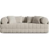 Cosmopolitan Design Béžová zamatová rozkladacia pohovka 206 cm Kemi Cosmopolitan Design Béžová zamatová rozkladacia pohovka 206 cm Kemi