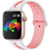 eses Dvojfarebný remienok pre Apple Watch - Bielo ružový 38mm, 40mm, 41mm eses Dvojfarebný remienok pre Apple Watch - Bielo ružový 38mm, 40mm, 41mm