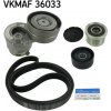 Ozubený klinový remeň - Sada SKF VKMAF 36033 (VKMAF36033)