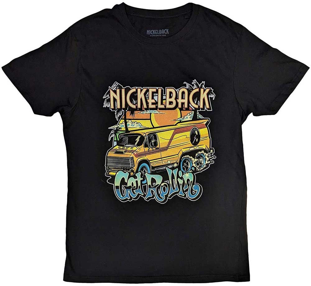 Nickelback tričko Get Rollin\' čierne