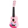 ECOTOYS FO18 Detská drevená gitara, ružová ECOTOYS FO18 Detská drevená gitara, ružová