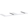 Doska pod umývadlo Hansgrohe Xilesa E 137,5x1,6x55 cm biela matná 54274700 Doska pod umývadlo Hansgrohe Xilesa E 137,5x1,6x55 cm biela matná 54274700