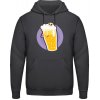 AWDis Hoodie Mikina - Motív - Pivo so smrtkou 2 - Uhoľná čierna - 5XL - Pánske AWDis Hoodie Mikina - Motív - Pivo so smrtkou 2 - Uhoľná čierna - 5XL - Pánske