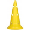 Merco Multi kužeľ s otvormi žltá - 52 cm Merco Multi kužeľ s otvormi žltá - 52 cm