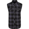 Brandit checkshirt sleeveless čierno/sivá