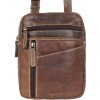 DIVILEY Pánska kožená taška cez rameno Jerry hnedá DIVILEY Pánska kožená taška cez rameno Jerry hnedá