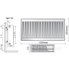PURMO Radiátor C33 550/1200 (PURMO C33 550/1200) PURMO Radiátor C33 550/1200 (PURMO C33 550/1200)