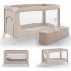 Kinderkraft cestovná postieľka LEODY UP beige