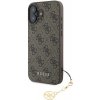 Guess 4G Charm Zadní Kryt pro iPhone 16 Tone on Tone Brown GUHCP16SGF4GCW Guess 4G Charm Zadní Kryt pro iPhone 16 Tone on Tone Brown GUHCP16SGF4GCW