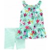 CARTER'S Set 2dielny tunika, legíny kr. Turquoise Floral dievča NB/ veľ. 56 CARTER'S Set 2dielny tunika, legíny kr. Turquoise Floral dievča NB/ veľ. 56