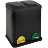 Toro Kôš na triedený odpad čierny 30 l Toro Kôš na triedený odpad čierny 30 l