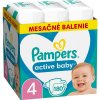 PAMPERS Active Baby veľkosť 4, Monthly Pack 180 ks