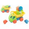 Teddies Auto na písek s doplňky plast 16cm v síťce Teddies Auto na písek s doplňky plast 16cm v síťce